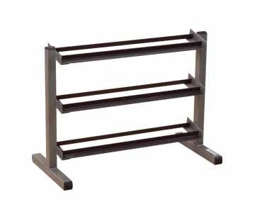 Body-SOLID 3 Tier Horizontal Dumbbell Rack