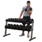 Body Solid 2-Tier Horizontal Dumbbell Rack