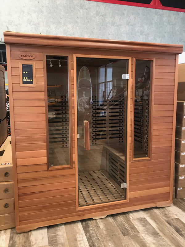 Seaview 4-Person Cedar Infrared Sauna - KN-004B