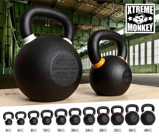 XTREME MONKEY Cast Iron Kettlebells