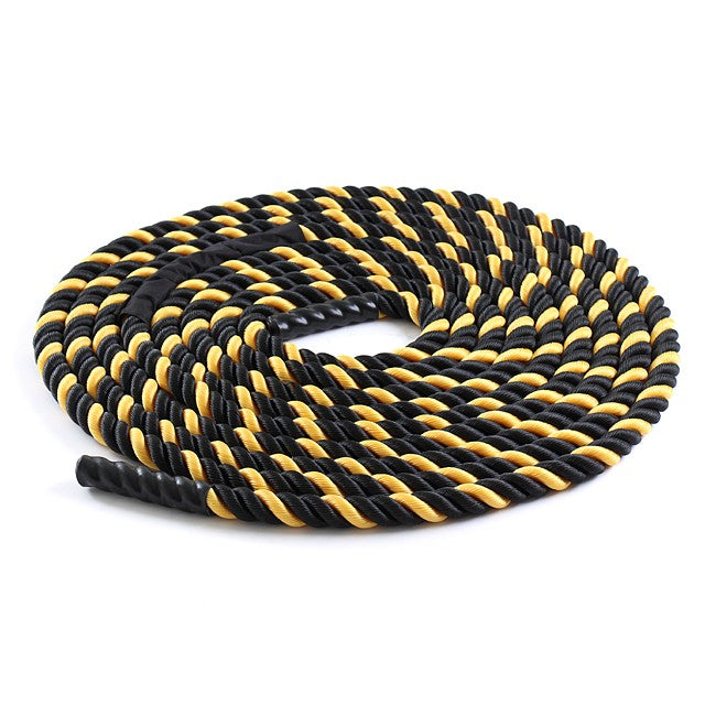 FIT505 Black/Yellow Nylon 50' Undulation Battle Rope