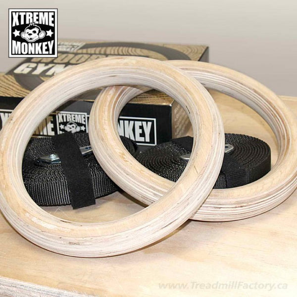 Xtreme Monkey Wood Gym Rings