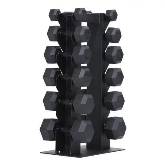 Xtreme Monkey Vertical 6 pair Dumbbell Rack with 5-30lb Weights